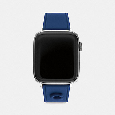 COACH CB244 Apple Watch® Strap, 42 Mm And 44 Mm NAVY