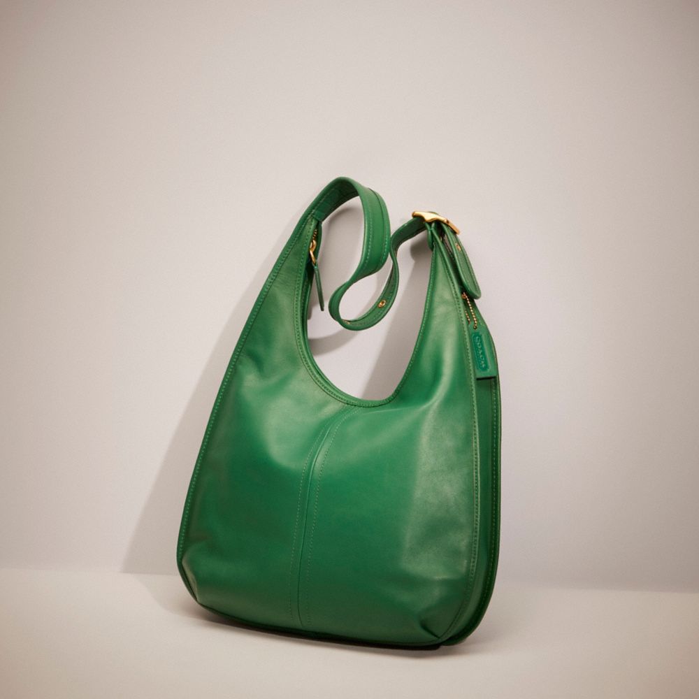 CB337 - Restored Ergo Shoulder Bag 33 Brass/Green
