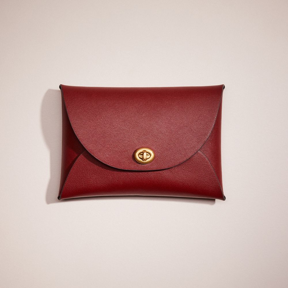 CB377 - Remade Large Pouch Brick Red