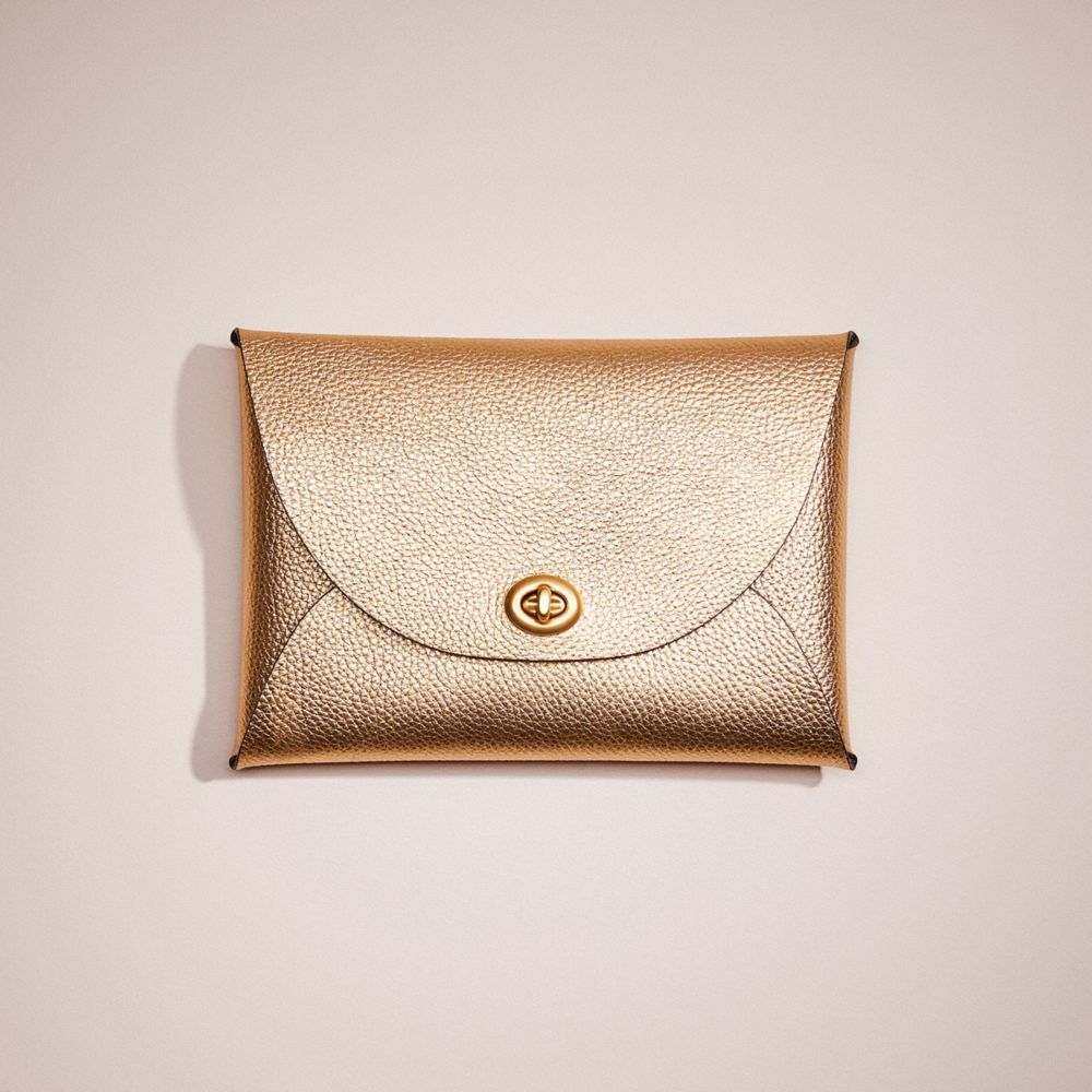 CB377 - Remade Large Pouch Metallic Gold