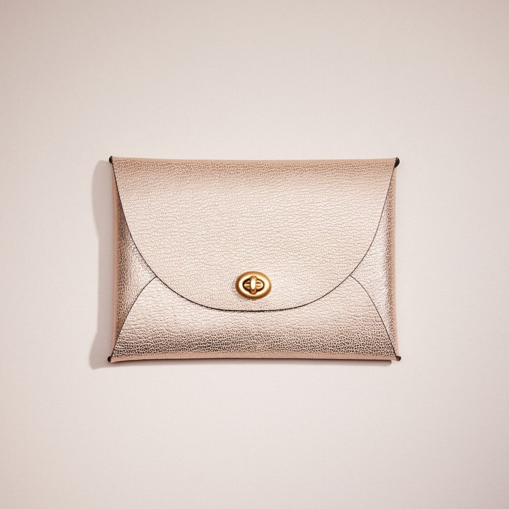 CB377 - Remade Large Pouch Rose Gold Metallic