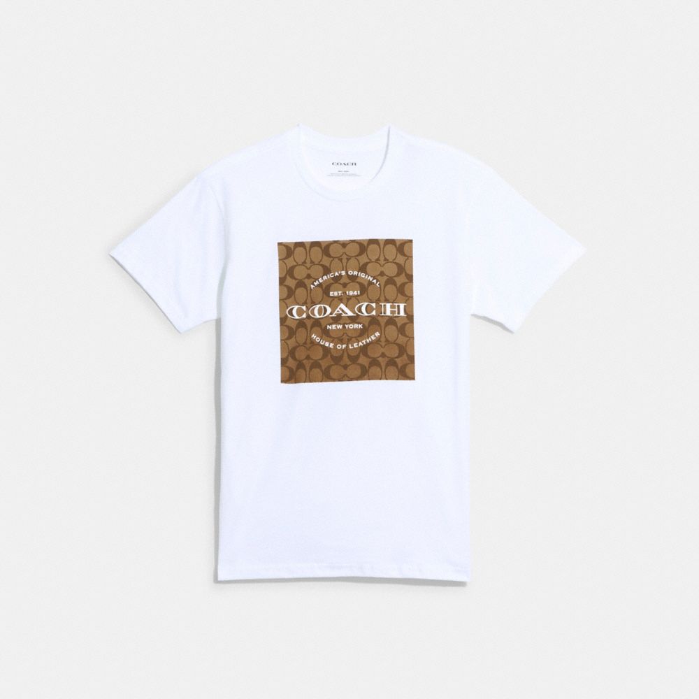 Signature T Shirt - CB390 - WHITE