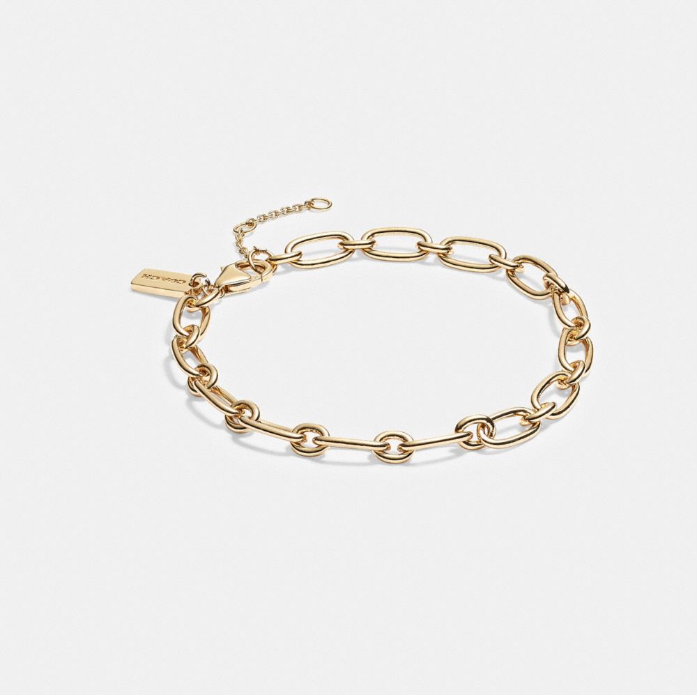 CB443 - Starter Chain Charm Bracelet Gold
