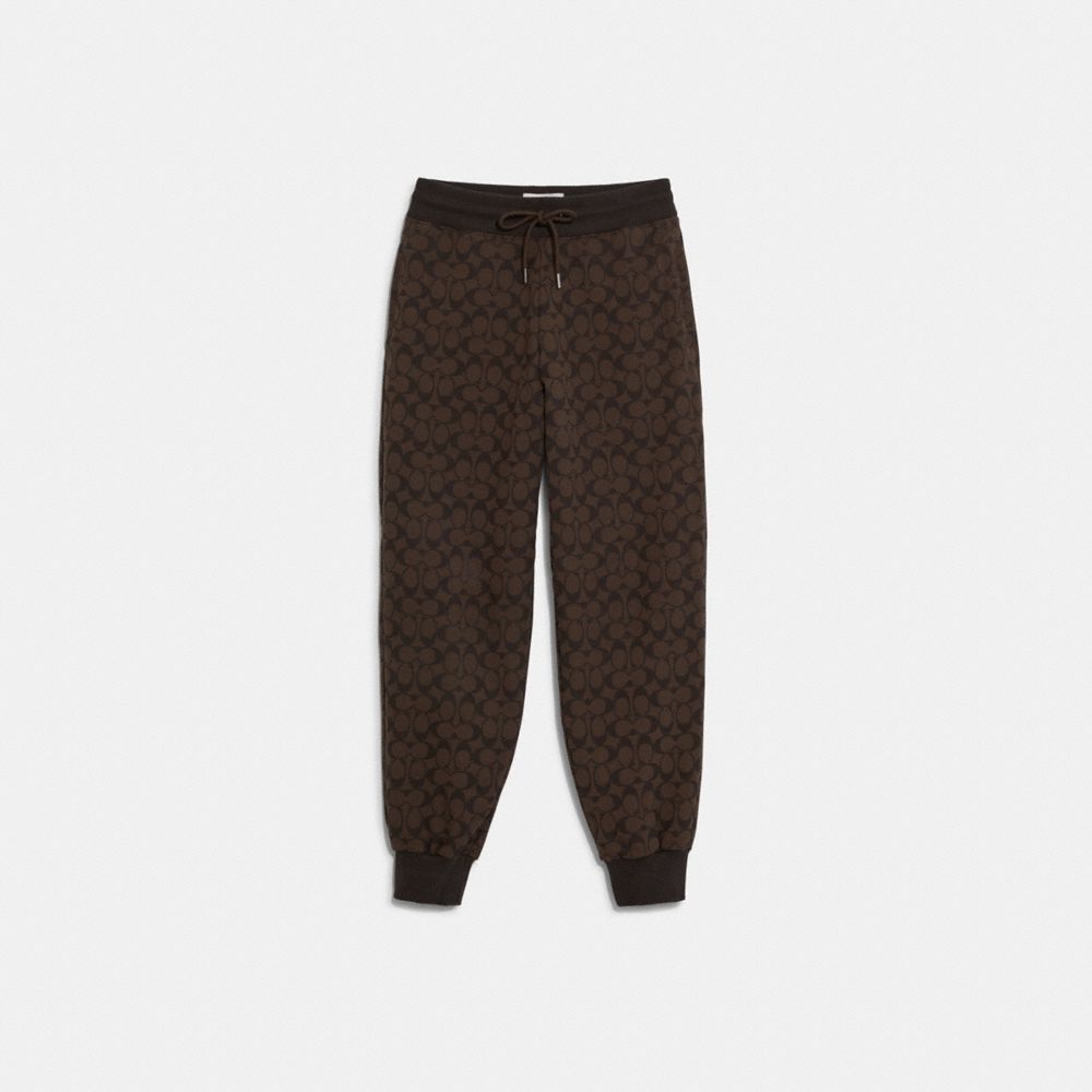 COACH CB586 Signature Joggers Chestnut