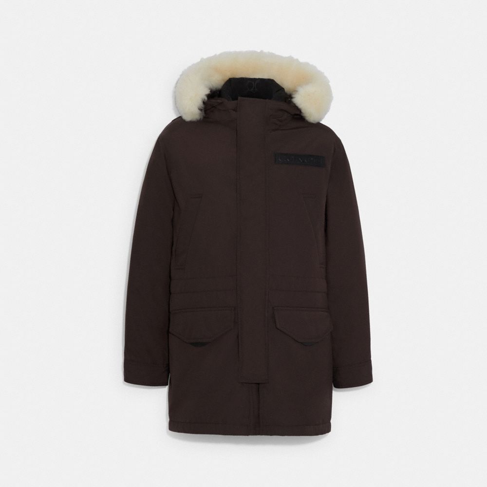 3 In 1 Shearling Parka - CB587 - OXBLOOD