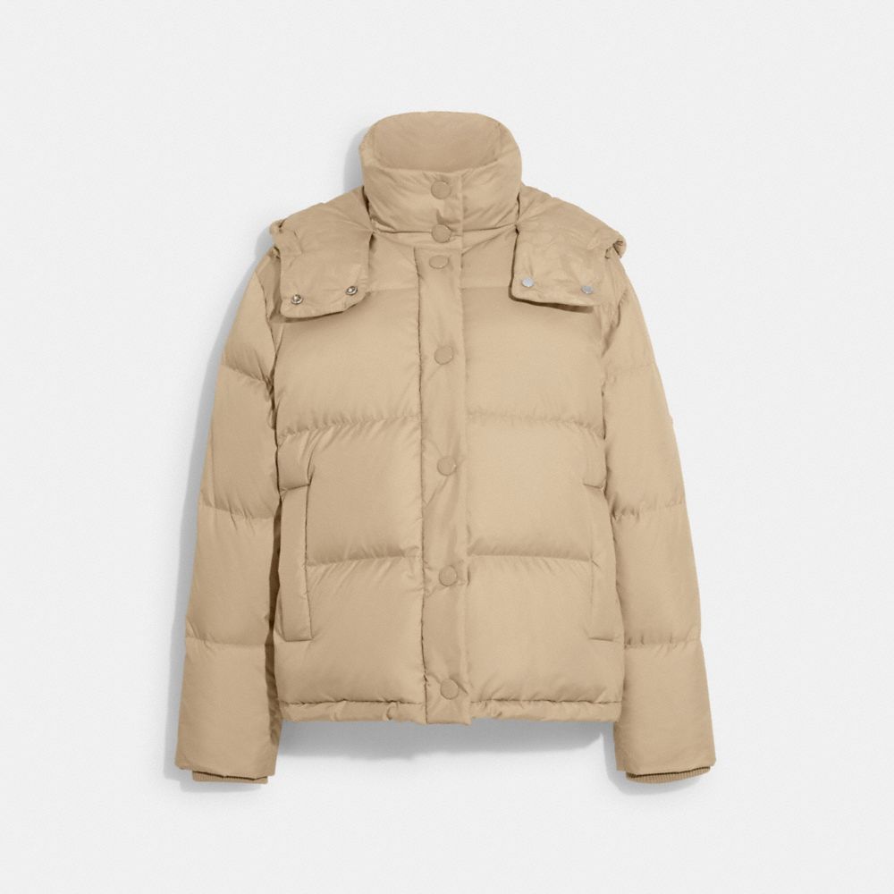 Short Down Puffer - CB633 - BEIGE