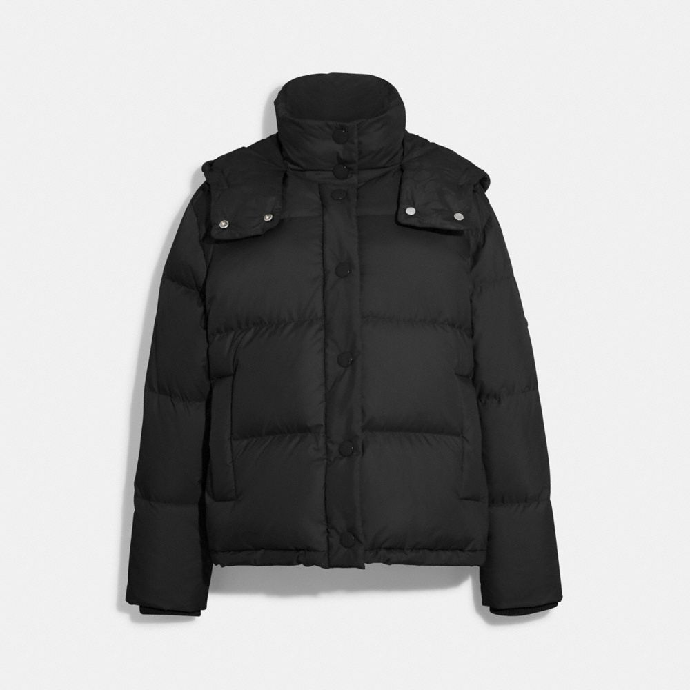 Short Down Puffer - CB633 - Black