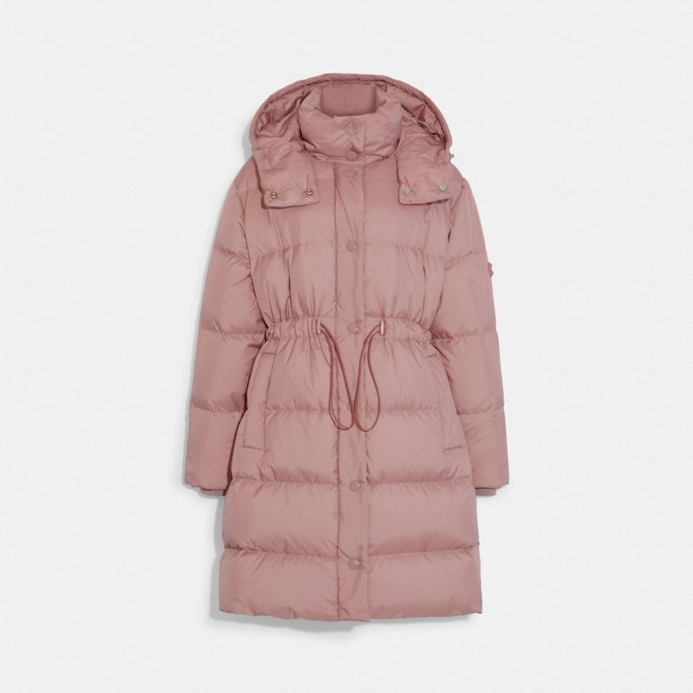 COACH CB649 Mid Down Puffer Rose