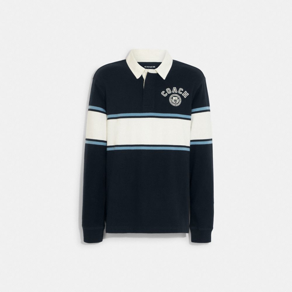 COACH CB673 Rugby Shirt Midnight Navy