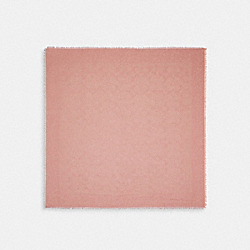 Signature Oversized Square Scarf - CB683 - Light Pink