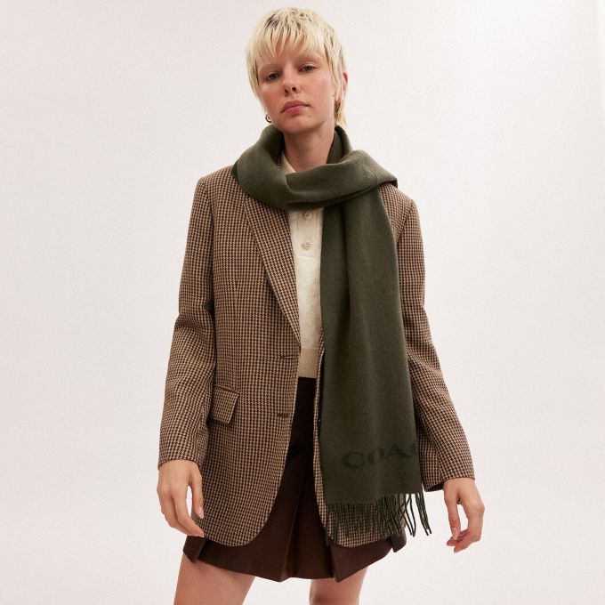 Coach cashmere scarf womens store
