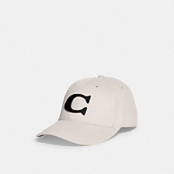 COACH CB698 Varsity Baseball Cap CHALK