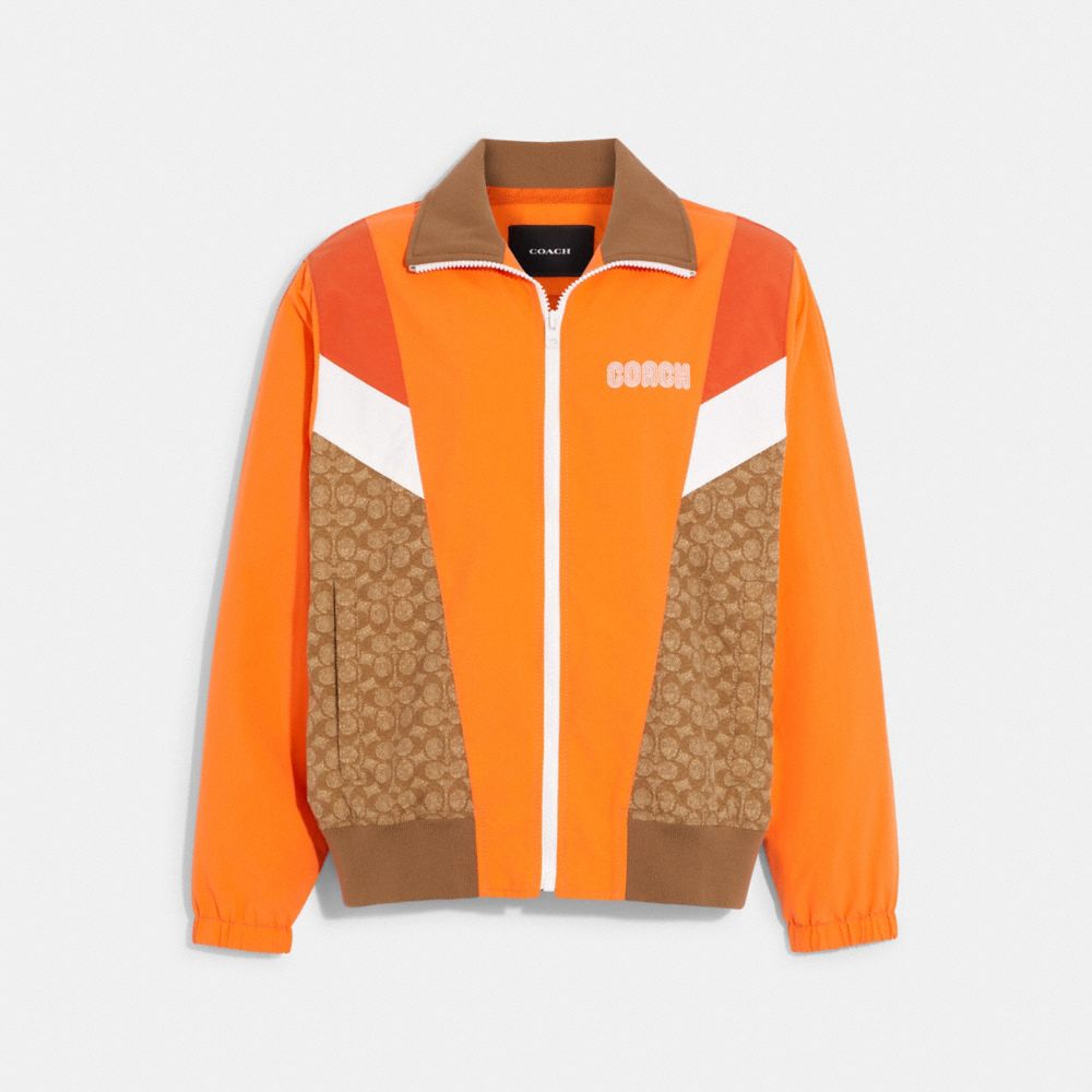 CB814 - Track Jacket Orange/Tan Signature Multi
