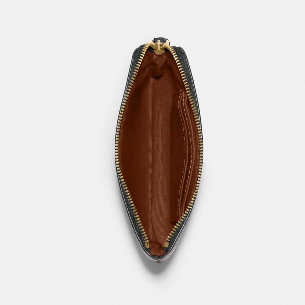 CORNER ZIP WRISTLET IN SIGNATURE CANVAS WITH VARSITY MOTIF