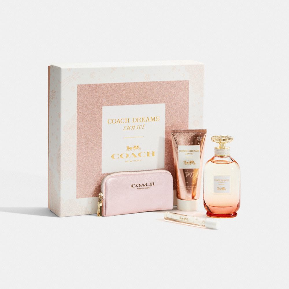 COACH CB877 Dreams Sunset Eau De Parfum 4 Piece Gift Set MULTI