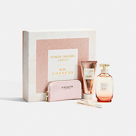 COACH CB877 Dreams Sunset Eau De Parfum 4 Piece Gift Set Multi