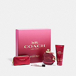 COACH CB879 Wild Rose Eau De Parfum 4 Piece Gift Set MULTI
