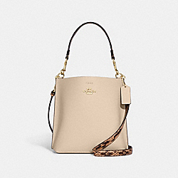 Mollie Bucket Bag 22 - CB901 - Gold/Ivory Multi
