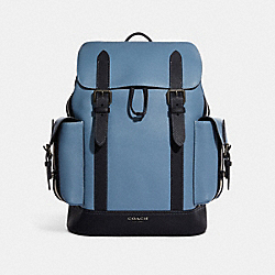 Hudson Backpack With Varsity Stripe - CB903 - QB/Indigo/Midnight Multi
