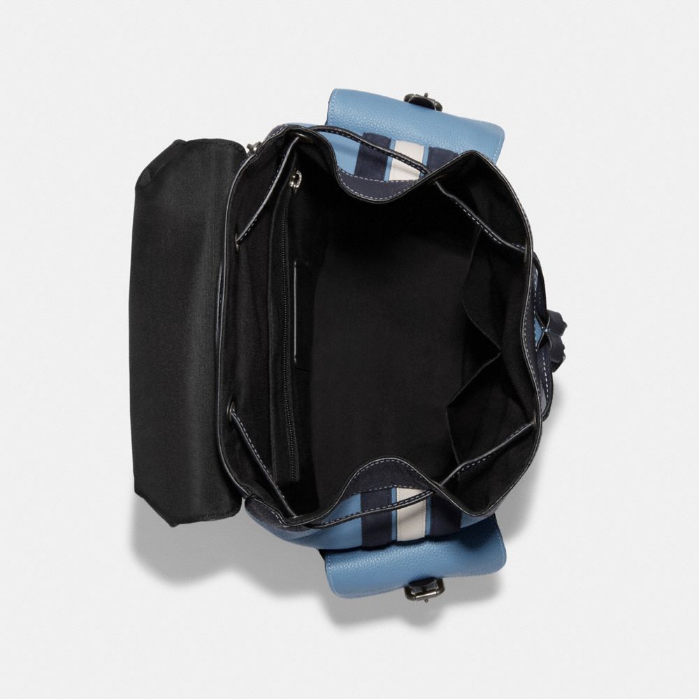 HUDSON BACKPACK WITH VARSITY STRIPE