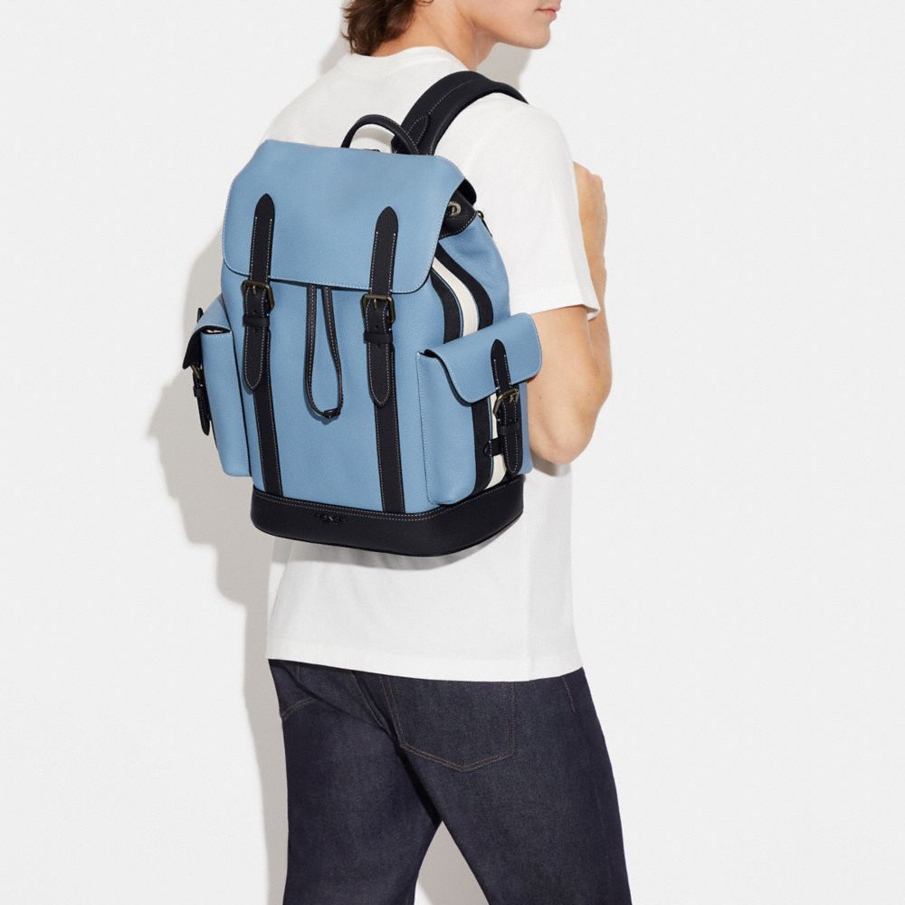 HUDSON BACKPACK WITH VARSITY STRIPE