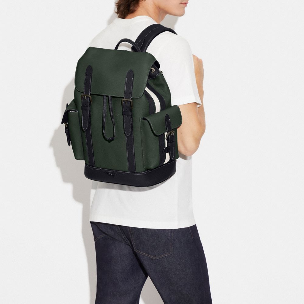 HUDSON BACKPACK WITH VARSITY STRIPE