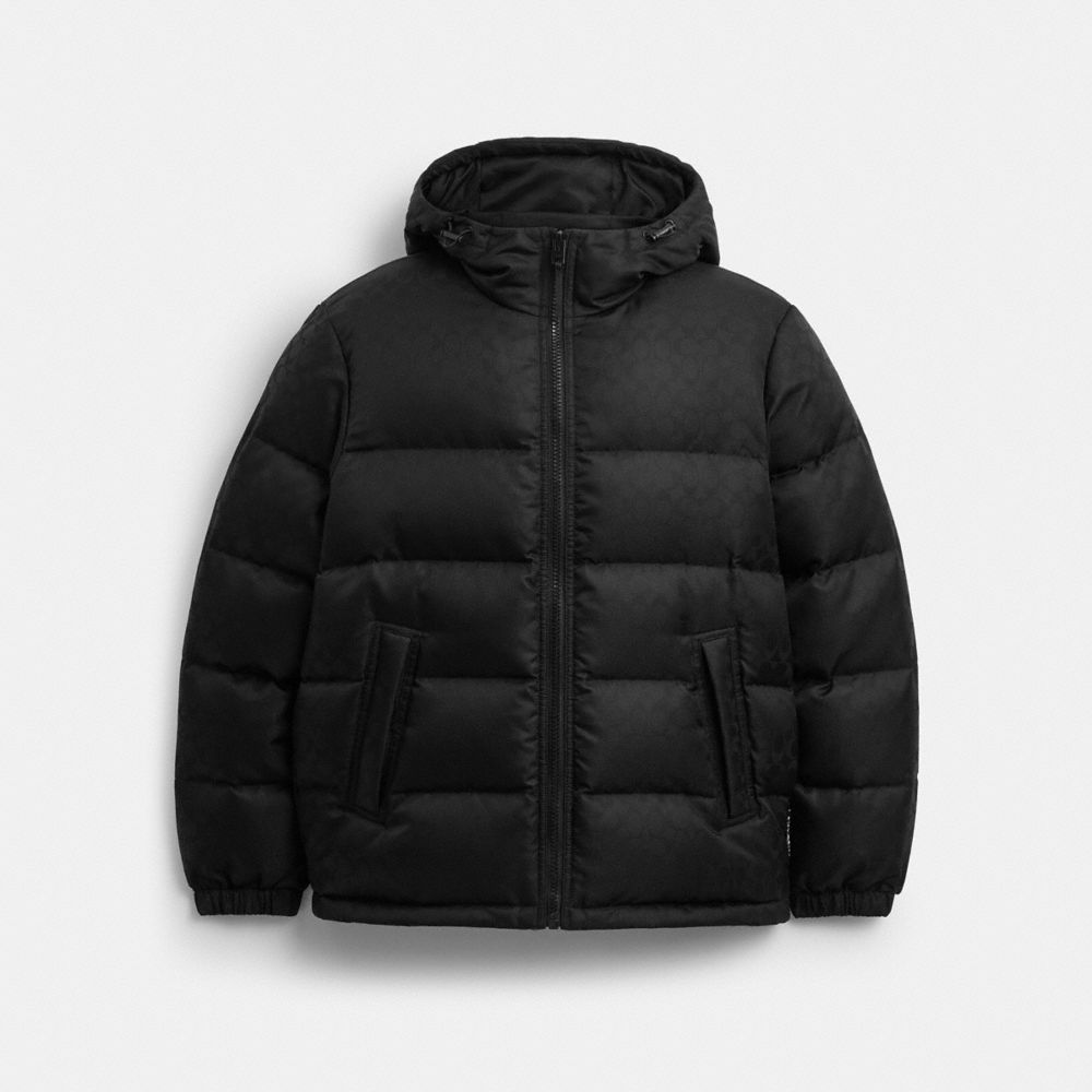 Tonal Signature Down Jacket - CBB61 - Black
