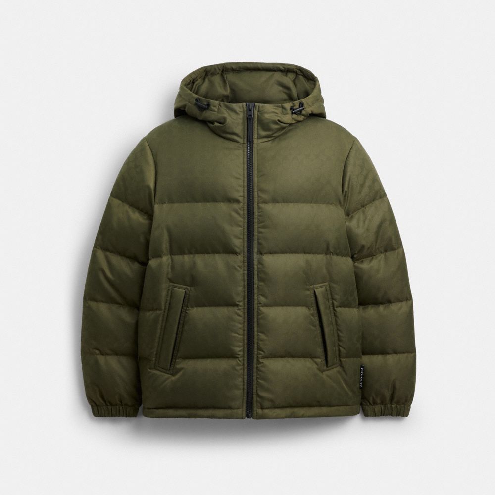 Tonal Signature Down Jacket - CBB61 - Light Olive