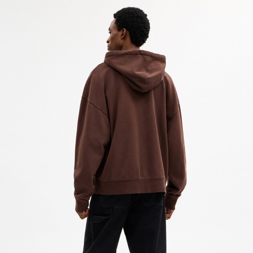 馬車圖案連帽衫