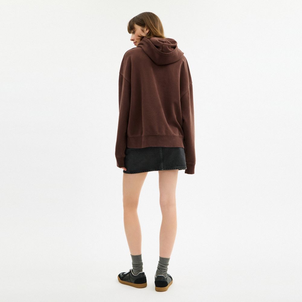 馬車圖案連帽衫