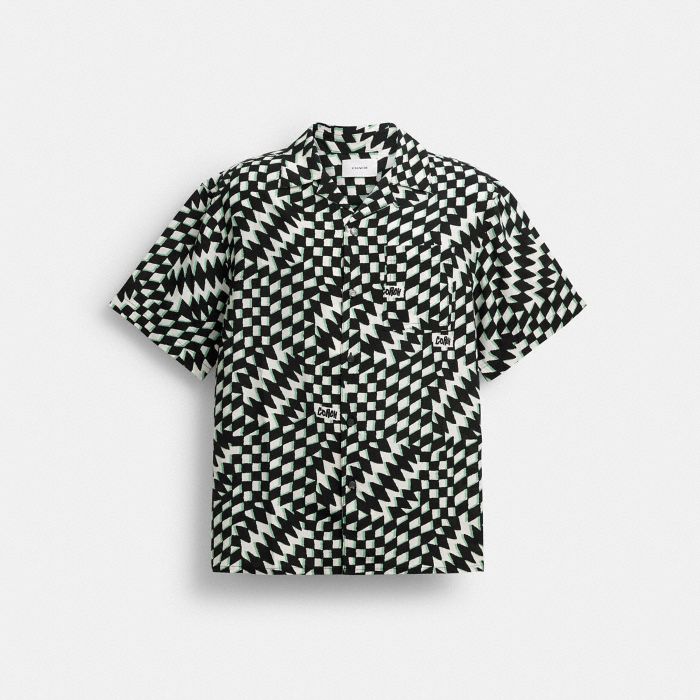 PRINTED CAMP SHIRT