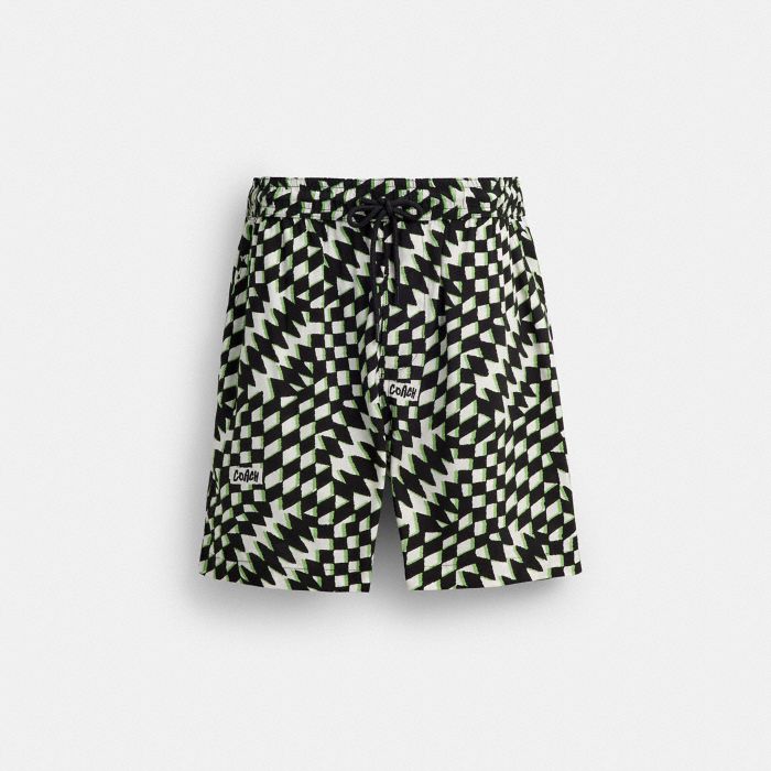 PRINTED CAMP SHORTS
