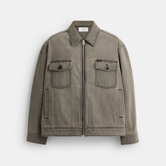 ZIP DENIM JACKET