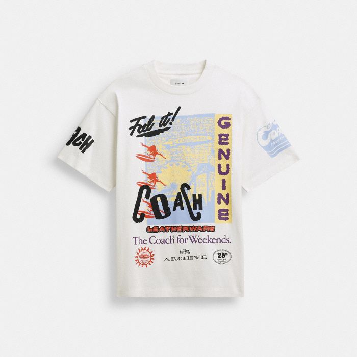 RELAXED GRAPHIC SURF T-SHIRT