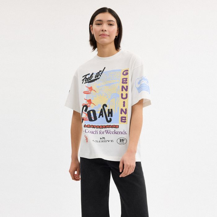 RELAXED GRAPHIC SURF T-SHIRT