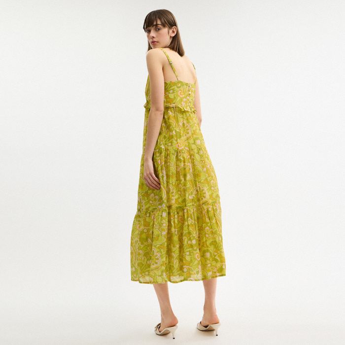 COTTON VOILE MAXI DRESS ASIA FIT