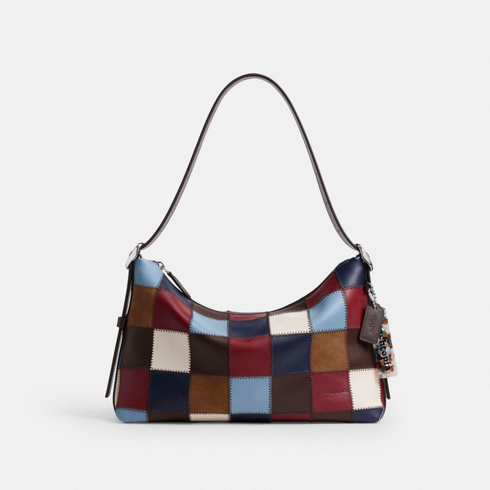 Alter/Ego Slouchy Shoulder Bag In Upcrafted Leather - CBE00 - Bluebell Multi