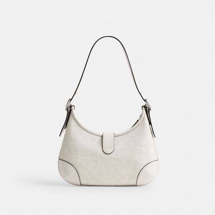 HAMPTONS HOBO BAG IN SIGNATURE JACQUARD