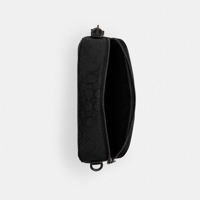 THEO CAMERA BAG IN SIGNATURE JACQUARD