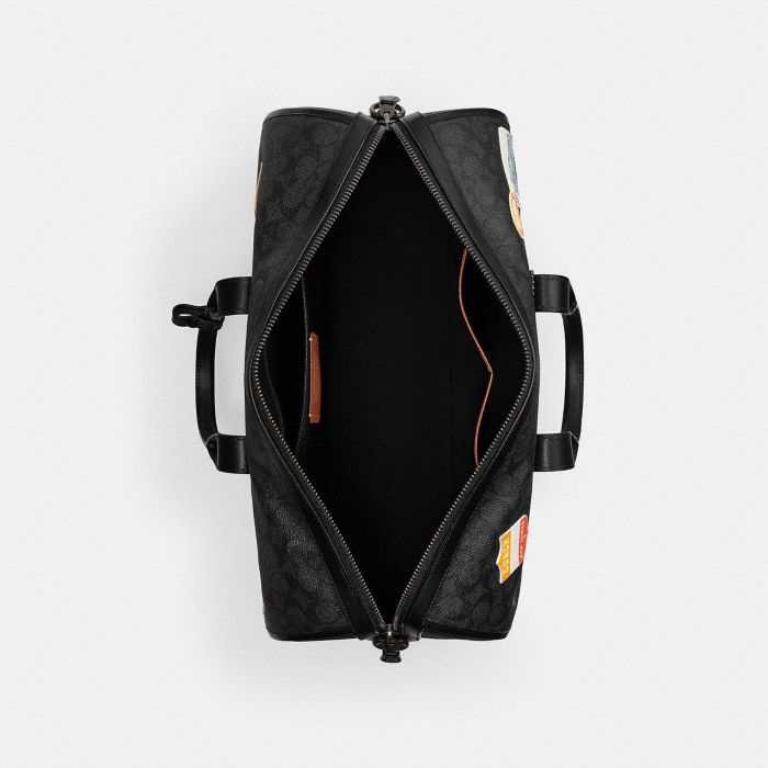 GOTHAM DUFFLE BAG 45 IN SIGNATURE CANVAS WITH PATCHES
