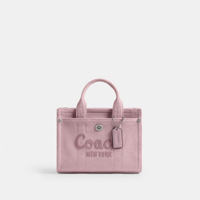 COLORED DENIM CARGO TOTE 20