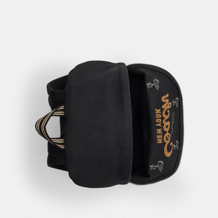 COACH X PEANUTS SNOOPY EMBROIDERED CARGO BACKPACK