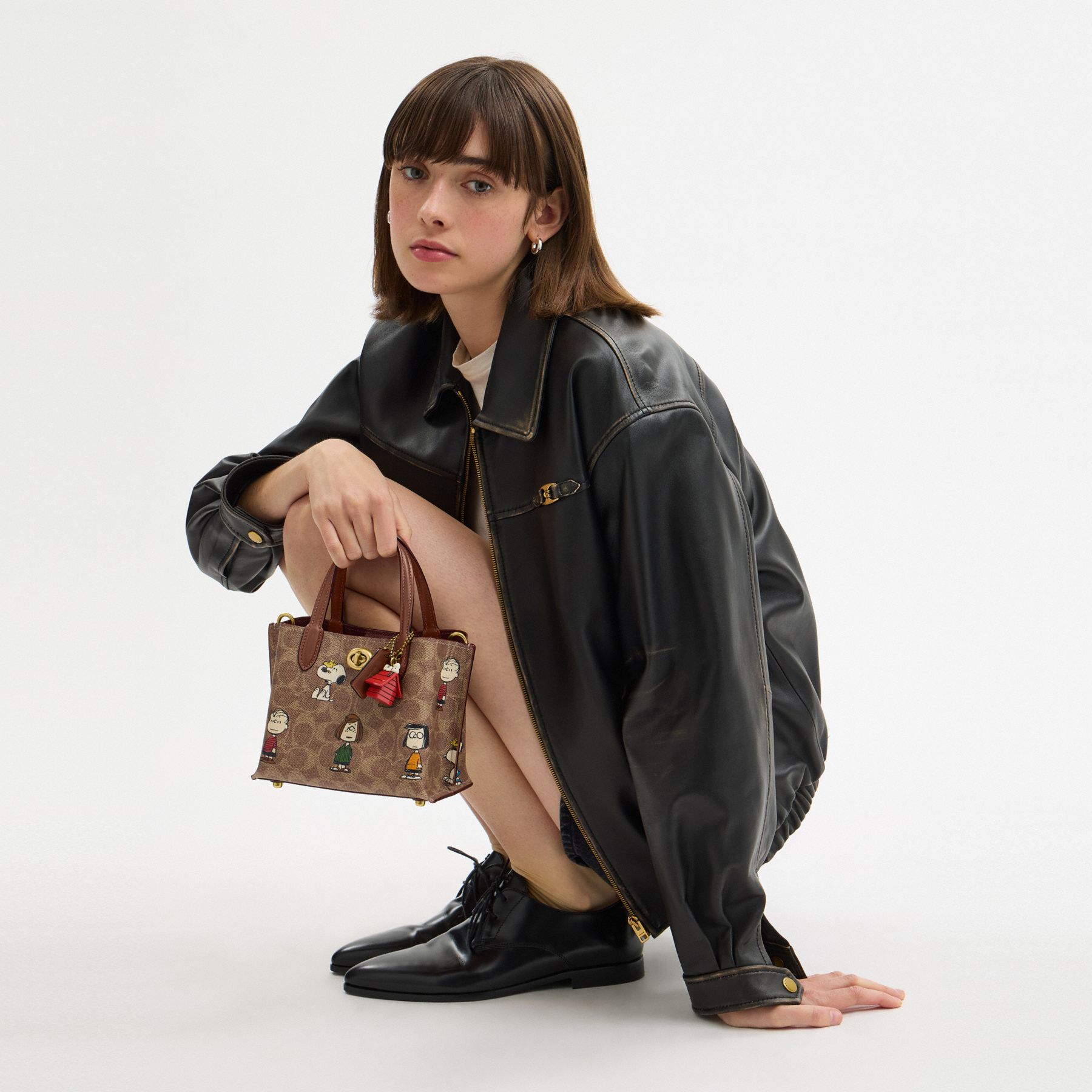 COACH X PEANUTS WILLOW 18 印花托特手袋| COACH 官方網站Official page
