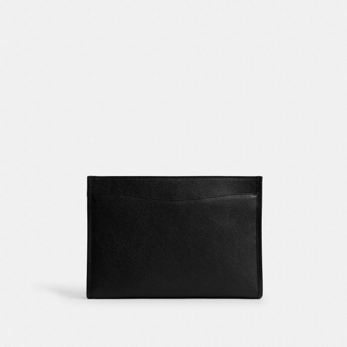 CHARTER POUCH WITH PEBBLED LEATHER