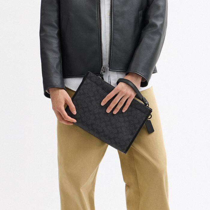 CHARTER POUCH WITH SIGNATURE