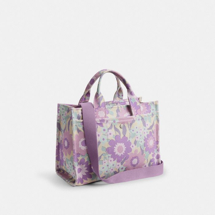 FLORAL PRINTED CARGO TOTE