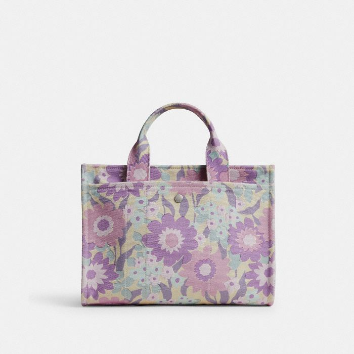 FLORAL PRINTED CARGO TOTE