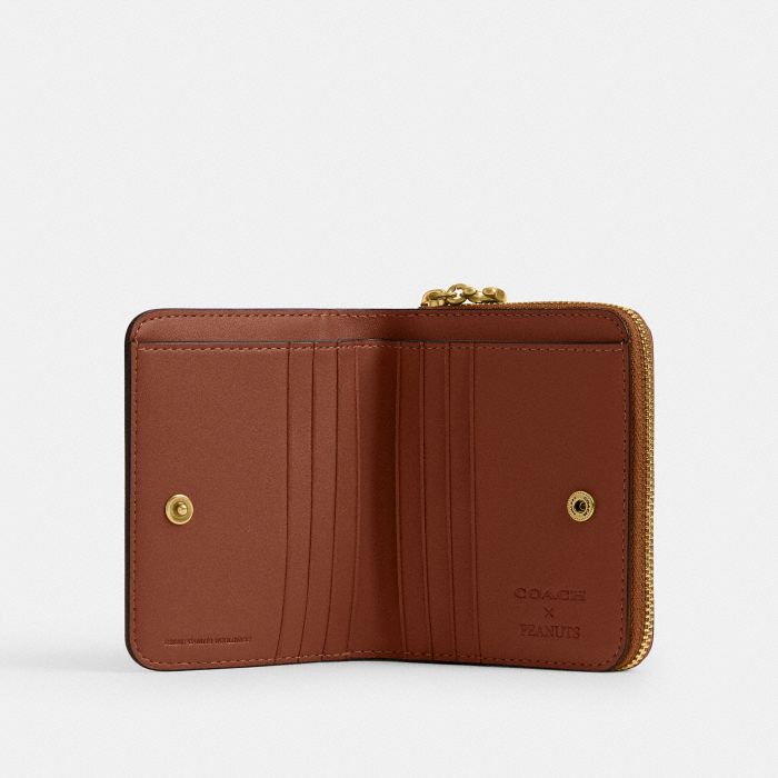 PEANUTS NEWSPAPER PRINT BILLFOLD WALLET