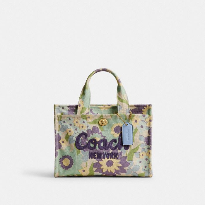 FLORAL PRINTED CARGO TOTE 26