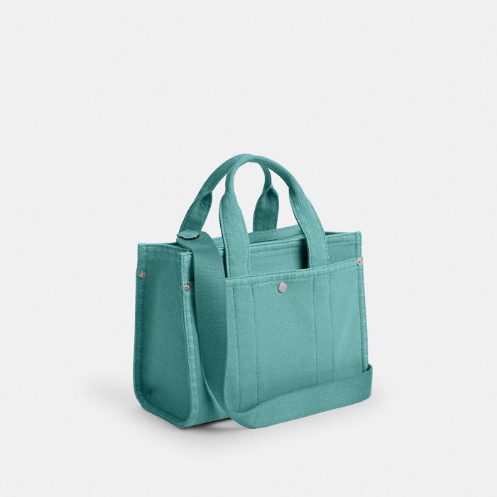 COLORED DENIM CARGO TOTE 26